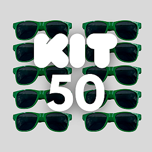 KIT 50 BALLON FESTA VERDE BANDEIRA