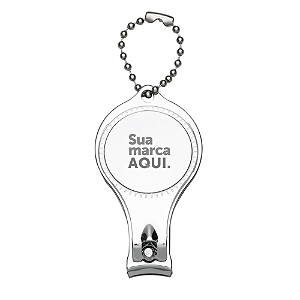 CHAVEIRO METAL CORTADOR DE UNHA NAILS ABRIDOR