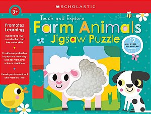 farm animals jigsaw puzzle early learners