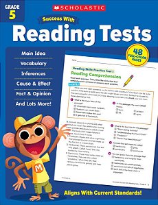 Success With Reading Tests: Grade 5 Workbook