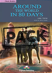 around the world in 80 days reader (classic - level 2) with digibooks app