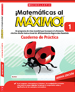 Matemáticas al Máximo! Cuaderno de Práctica 1 (Nueva Edición)