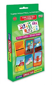 flashcards + board game - can you tell a story