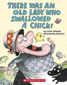 THERE WAS AN OLD LADY WHO SWALLOWED A CHICK- BOARDBOOK