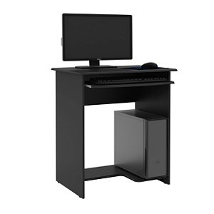 Mesa de computador escrivaninha barata simples preta