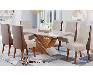 Conjunto De Mesa De Jantar Aurora