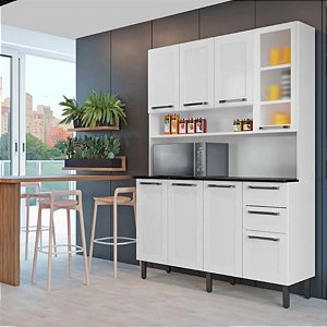 KIT COZINHA FLORENÇA ITATIAIA 1,40M BRANCO