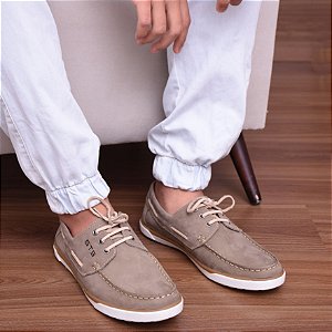 Sapato Mocassim Masculino Dockside Casual Em Couro Legítimo