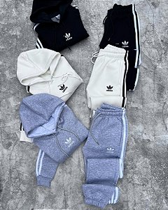 Conjunto moletom jogger adidas