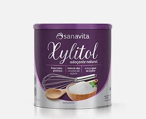 Xylitol - Adoçante Natural - 300g. Sanavita