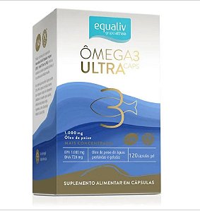 Ômega 3 Ultra Caps - 120 Cápsulas - Equaliv