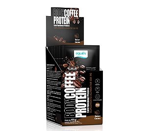 Body Coffee Protein - Café Funcional Proteíco - Cacau - 10 Sachês de 15g. - Equaliv