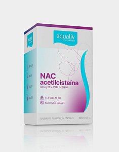 Acetilcisteína NAC -  600 mg - 60 cápsulas