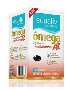 Ômega 3 AZ 60 Cápsulas - Equaliv