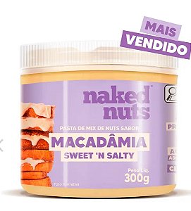 Pasta de Mix de Nuts Sabor Macadâmia - Naked Nuts 300g.