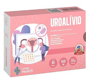 Uroalívio 60 Capsulas Para Infecção Urinária - Mulher