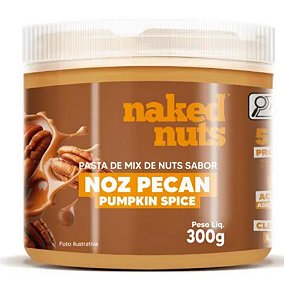 Pasta de Mix de Nuts sabor Noz Pecan - Naked Nuts - Pasta Zero Açúcar