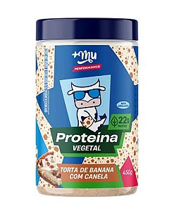 Proteína Vegetal +Mu Performance - Torta de Banana com Canela - Pote 450g
