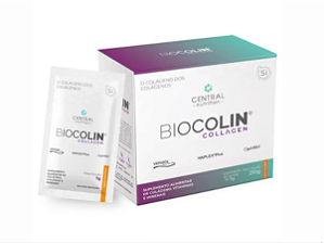 BIOCOLIN® - COLLAGEN - 7g 30 Sachês - Sabor Tangerina