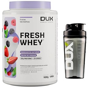 FRESHWHEY™ FRUTAS VERMELHAS - POTE 900 G + Coqueteleira Oficial Dux