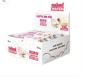 Naked Wafer - Chocolate Branco - Caixa com 12un.