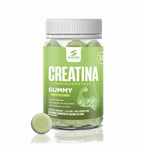 Super Gummy Creatina Sabor Uva Verde (60 gomas)