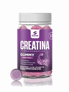 Super Gummy Creatina Sabor Amora (60 gomas).