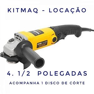 Esmerilhadeira 4 . 1/2  Polegadas - Locação