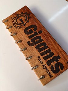 Porta Chaves Personalizado - Entalhado em madeira