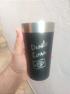 Copo Térmico com Tampa e Abridor 473ml - Personalizado a Laser