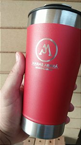 Copo Térmico com Tampa e Abridor 473ml - Personalizado a Laser