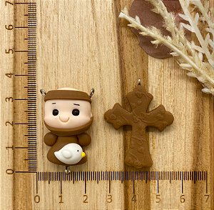 BISCUIT KIT SÃO FRANCISCO E CRUCIFIXO