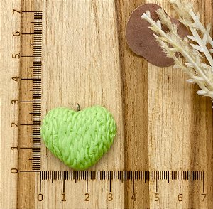 BISCUIT CORAÇÃO TRICOT VERDE