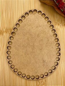 BASE MDF PÁSCOA OVO 15CM LISO -  UNID