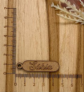KIT COM 10 TAGS DE MDF