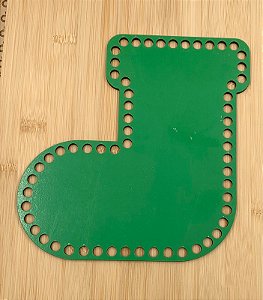 BASE MDF BOTA DE NATAL COLORIDA