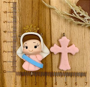 BISCUIT KIT SANTA CARAVAGGIO E CRUCIFIXO