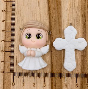 KIT BISCUIT ANJINHO BRANCO LUXO