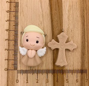 KIT BISCUIT ANJINHO CARAMELO CABELO LOIRO