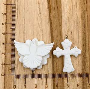 KIT BISCUIT ESPIRITO SANTO DIVINO E CRUCIFIXO