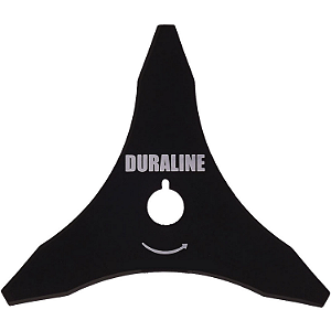 Faca 3 Pontas Duraline Furo 25mm Tamanho 300mm Espessura 3,7mm Com Redutor Para Furo 20mm