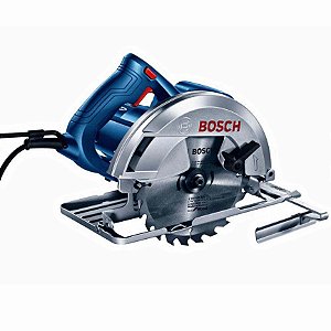 Serra Circular Manual Elétrica Bosch GKS150 Professional 1500W 6000rpm + Bolsa e Disco 184mm Com Vídea Para Madeira