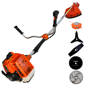 Roçadeira Lateral 5 Em 1 Duratork DR620P5 Profissional À Gasolina 2T 62cc 3HP Com Cabeçote de Nylon Recarga Rápida + Kit EPI's