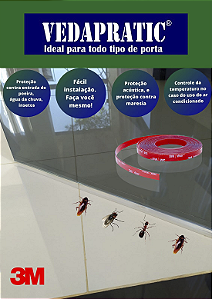 Veda Frestas 3 Cm de Altura Transparente