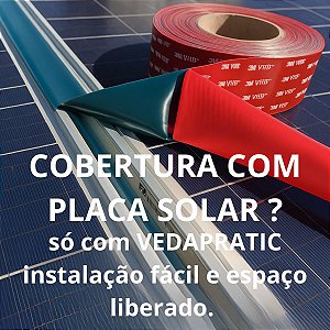Vedação Para Placa Solar 2 Cm Fosco