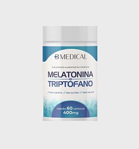 Suplemento Alimentar Melatonina triptofano e vitaminas B2 e B6