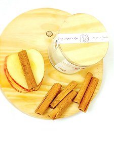 VELA AROMÁTICA MAÇA E CANELA 210G