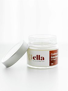 VELA AROMÁTICA CEDRO E SÂNDALO 150G