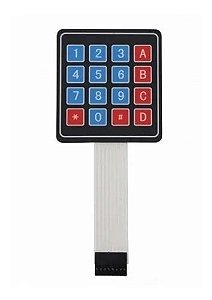 Teclado Membrana Matricial 4×4 16 Teclas P/ Arduino Pic Avr