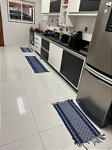 Conjunto de cozinha - Azul mesclado